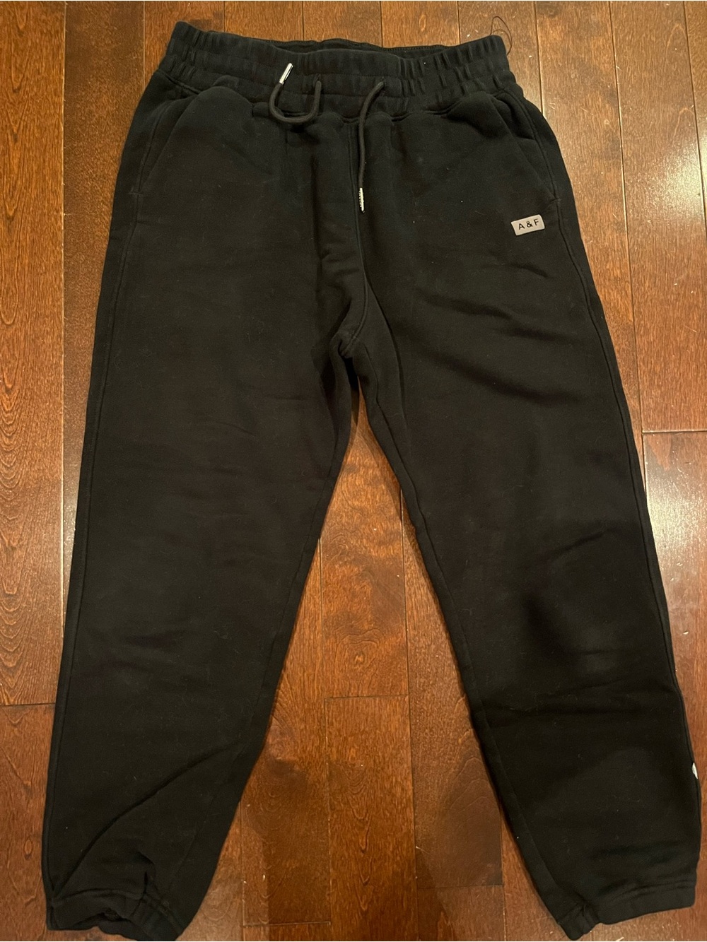 Abercrombie & Fitch Black Men's Fleece Joggers